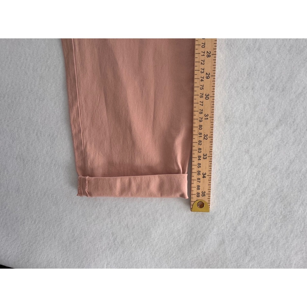 Talbots Womens Salmon Pink Cuffed Ankle Chino Pants Size 8 NWT 41135955 - Picture 6 of 8